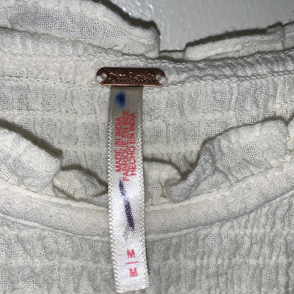 Free People Cottagecore Coastal Prairiecore boho slub Cotton Maxi - Picture 5 of 15